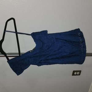 Royal Blue off the shoulder top